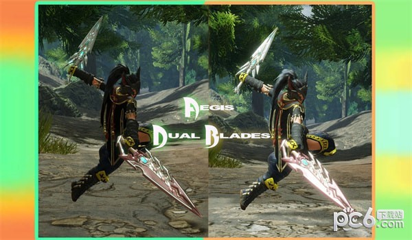 怪物猎人崛起天之圣杯双剑外观MOD下载