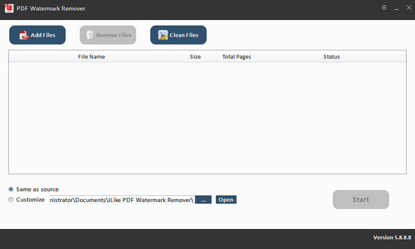 PDF Watermark Remover-PDF去水印工具(PDF Watermark Remover)下载 v5.8.8.8免费版