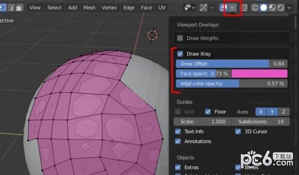 Draw Xray(顶部面片选择Blender插件)下载 v3.0免费版