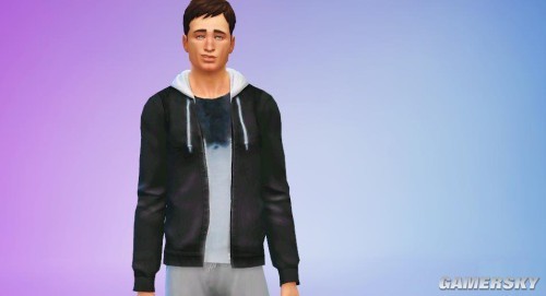 模拟人生4创造市民自带Mesh改色男外套下载