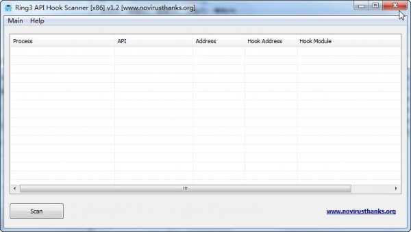 系统恶意软件扫描(Ring3 API Hook Scanner)下载 v1.2免费版