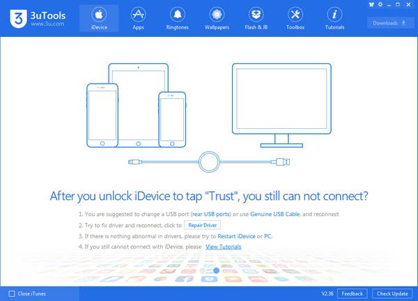 3utools-3utools(苹果刷机越狱工具)下载 v2.58官方版