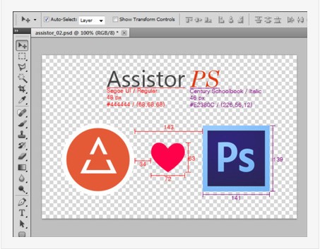 Assistor PS汉化版-Assistor PS切图标记工具下载 v1.0汉化版