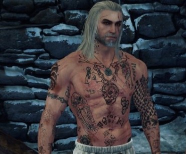 巫师3狂猎杰洛特狂野纹身外观MOD下载