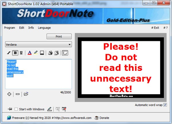 ShortDoorNote(速记工具)下载 v3.77官方版