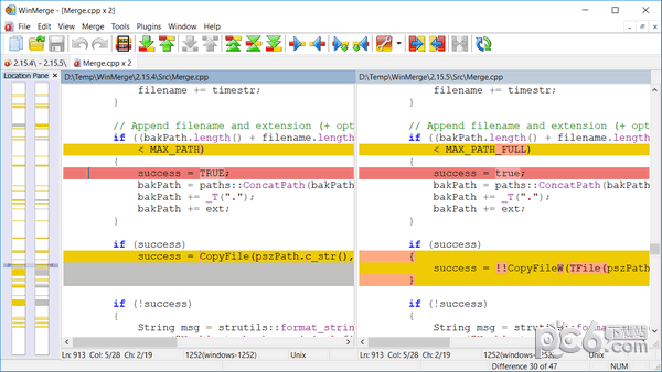 winmerge中文版-WinMerge(文件比较工具)下载 v2.16.26中文版