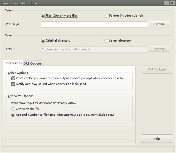 Free Convert PDF to Excel-Free Convert PDF to Excel(PDF转Excel转换器)下载 v8.8.1官方版
