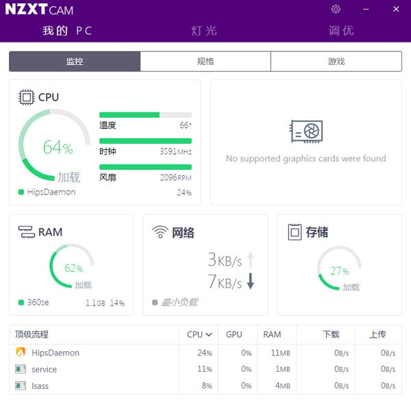NZXT CAM-NZXT CAM(恩杰PC监控软件)下载 v4.0.11官方版
