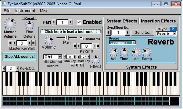 音乐合成器(ZynAddSubFX)
