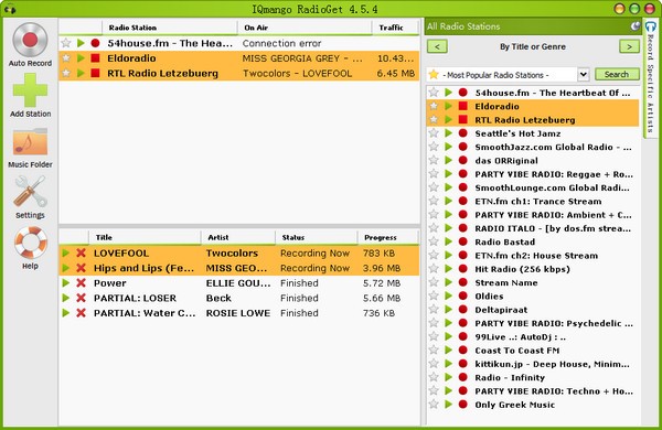 IQmango RadioGet(网络收音机)下载 v4.5.4官方版