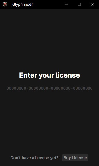 Glyphfinder(字符搜索工具)下载 v1.0.0官方版