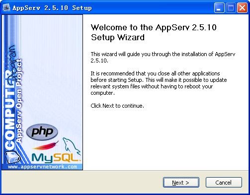 appserv-win32-2.5.10-AppServ下载