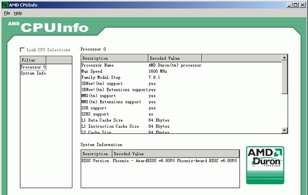 AMD CPUInfo(AMD CPU检测工具)下载 v1.1.2.78免费版