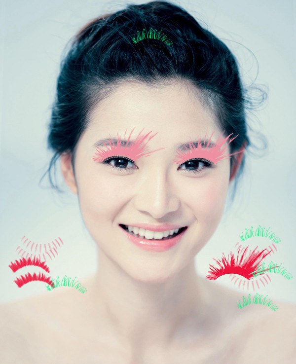 睫毛笔刷下载 共10套-ps睫毛笔刷