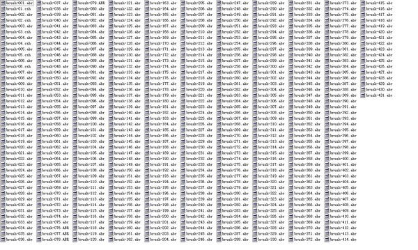 400多个PS笔刷下载 典藏版-看得你眼花