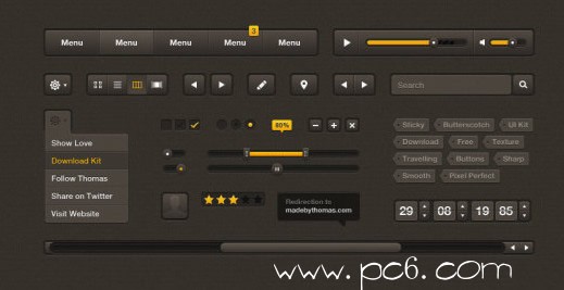 网站常用元素素材下载