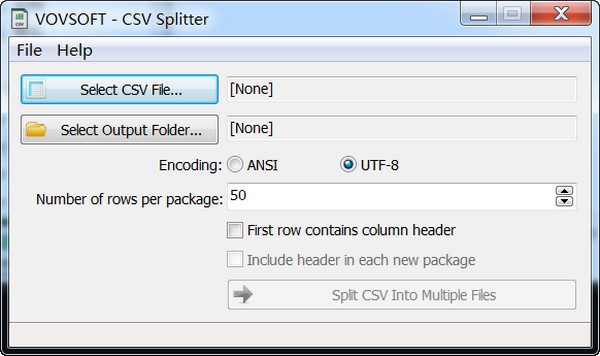CSV Splitter-Vovsoft CSV Splitter(CSV文件分割工具)下载 v1.4官方版