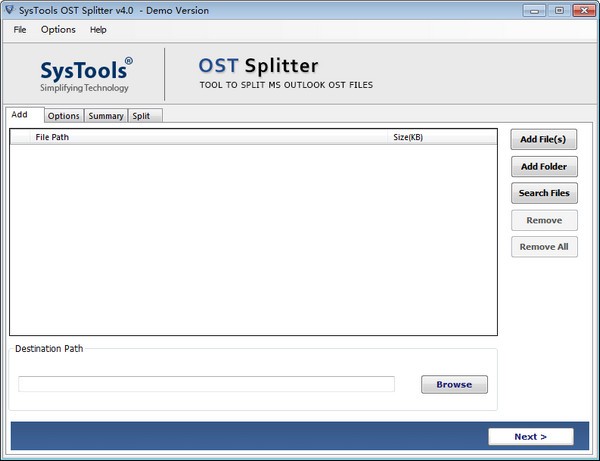 SysTools OST Splitter-SysTools OST Splitter(OST拆分工具)下载 v4.0官方版