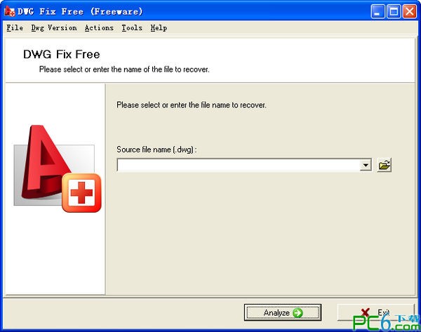 dwg文件修复工具(DWG Fix Free)下载 绿色版-DWG图纸损坏修复
