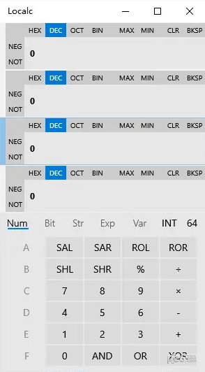 Localc开发调试计算器-Localc(开发调试计算器)下载 v1.0免费版