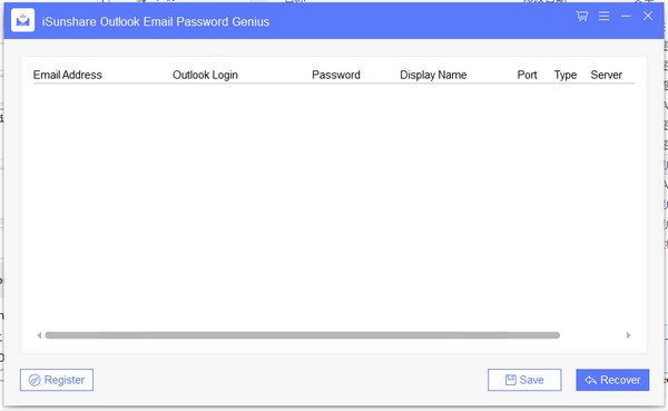 iSunshare Outlook Email Password Genius(Outlook电子邮件密码恢复工具)下载 v3.1.1官方版