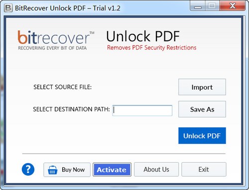 BitRecover Unlock PDF(PDF解锁工具)下载 v1.2官方版