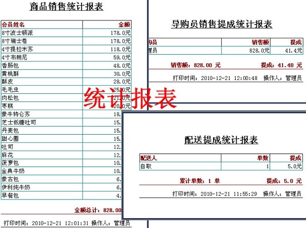 德立信烘焙管理系统