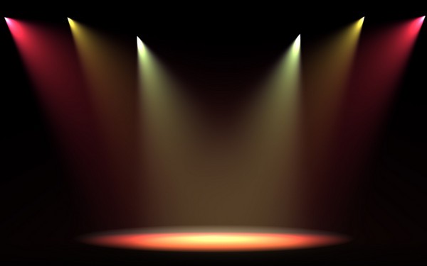 灯光舞台幻灯片背景图片下载