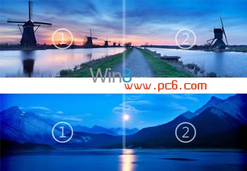 黄昏win8主题下载 -美丽黄昏风光