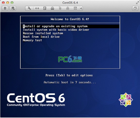 centos 6.4安装界面