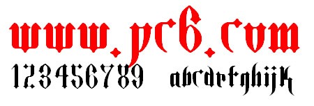 黑执事字体下载 -极具设计感的英文字体