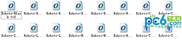 roboto字体-roboto字体打包下载 共16款