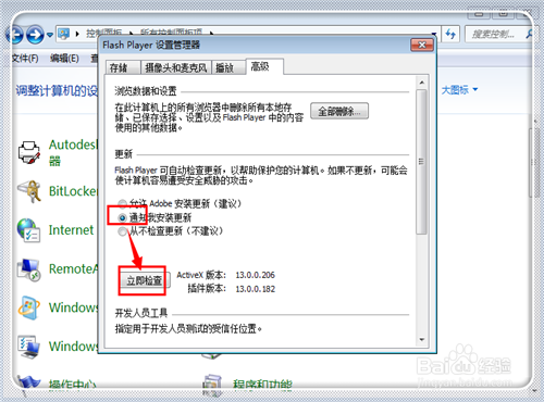 Flash Player for IE