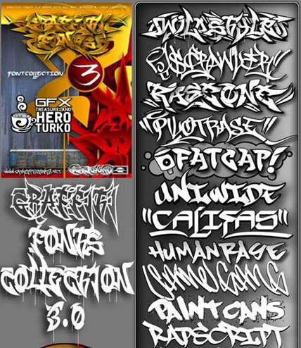 涂鸦英文字体下载 安装版