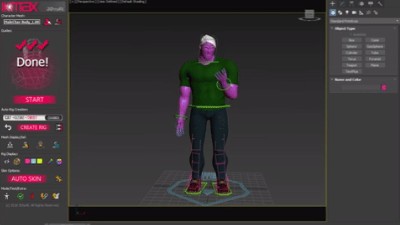 3DtoAll IKMAX(3DsMax角色模型绑定插件)下载 v1.0.0免费版