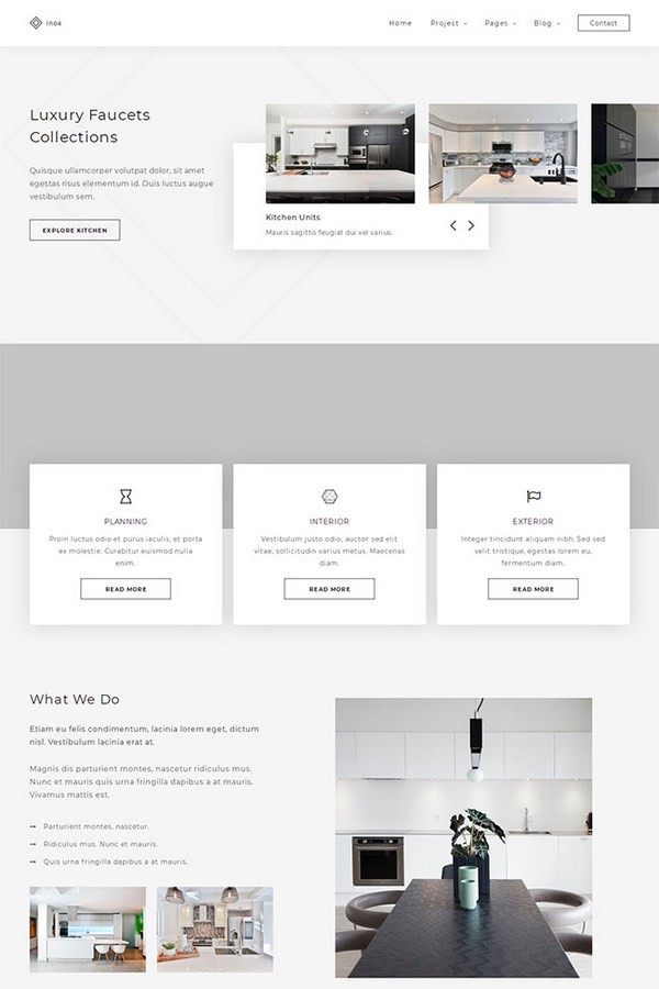 厨房室内设计公司网站模板免费下载-厨房室内设计公司网站模板下载 免费版