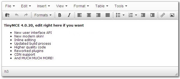 TinyMCE(可视化HTML编辑器)下载 v5.6.2免费版