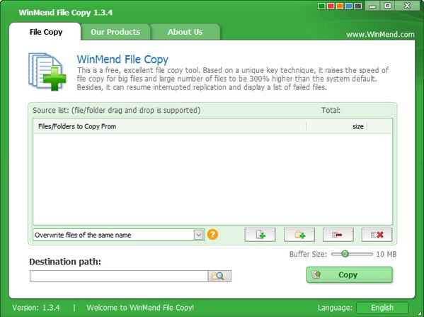 WinMend File Copy(文件复制工具)下载 v1.3.4免费版-提升文件复制的速度
