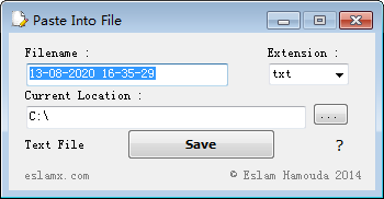 Paste Into File(复制内容另存为)