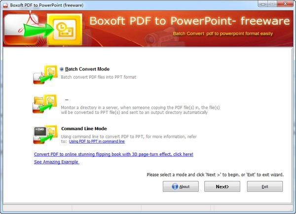 pdf转ppt格式转换器-Boxoft PDF to PowerPoint(PDF转PPT软件)下载 v1.41免费版