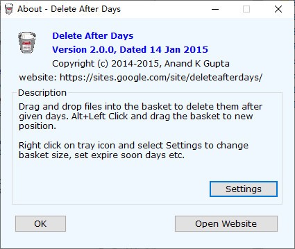 定时清理工具-Delete After Days(定时清理工具)下载 v2.0.0绿色版