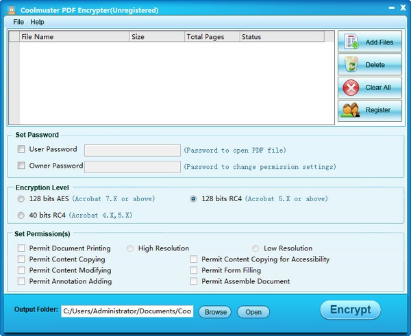 Coolmuster PDF Encrypter(PDF加密工具)下载 v2.1.4官方版