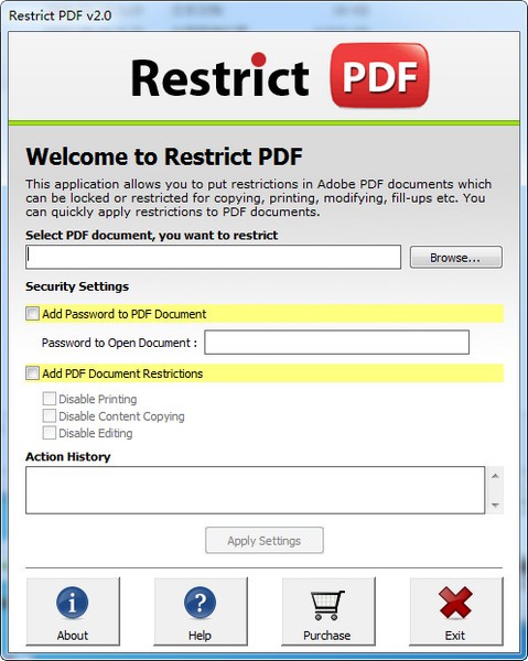 PCVARE Restrict PDF-PCVARE Restrict PDF(PDF加密工具)下载 v2.0官方版