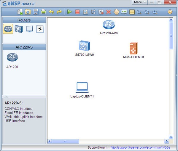 华为模拟器官方下载-ensp下载 v1.2.00.500最新版