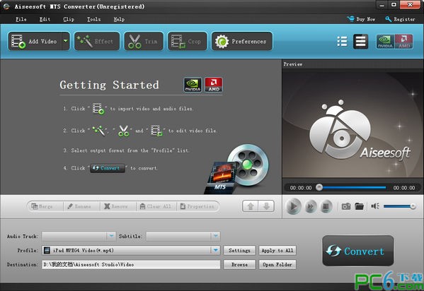 MTS格式转换器(Aiseesoft MTS Converter)下载 6.2 免费版