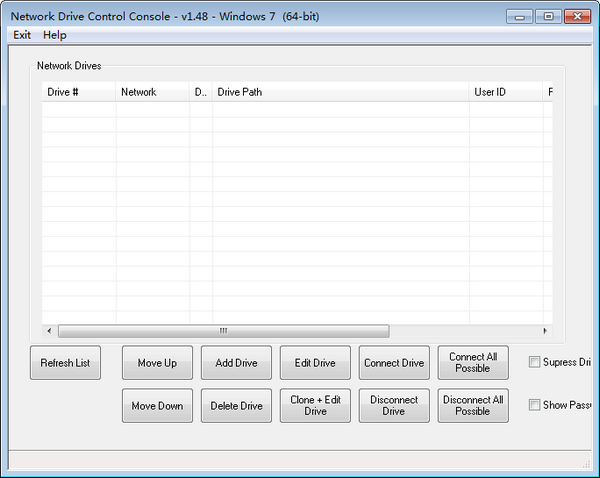 Network Drive Control-Network Drive Control(网络驱动配置控制器)下载 v1.60免费版