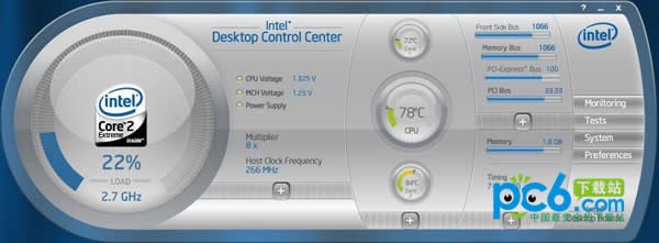 Intel Desktop Control Center下载 v5.5.1.84-主板状况监控和主板超频工具