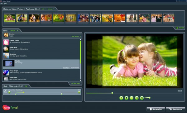 家庭影片制作软件(Muvee Reveal X)下载 9.0.1.20583特别版