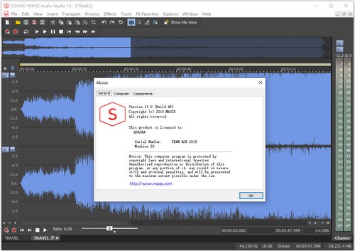 SOUND FORGE Audio Studio(音频处理软件)下载 v14.0.75免费版
