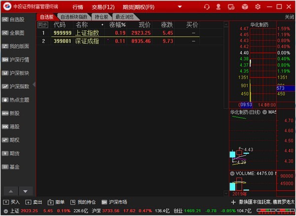 中投证券财富管理终端